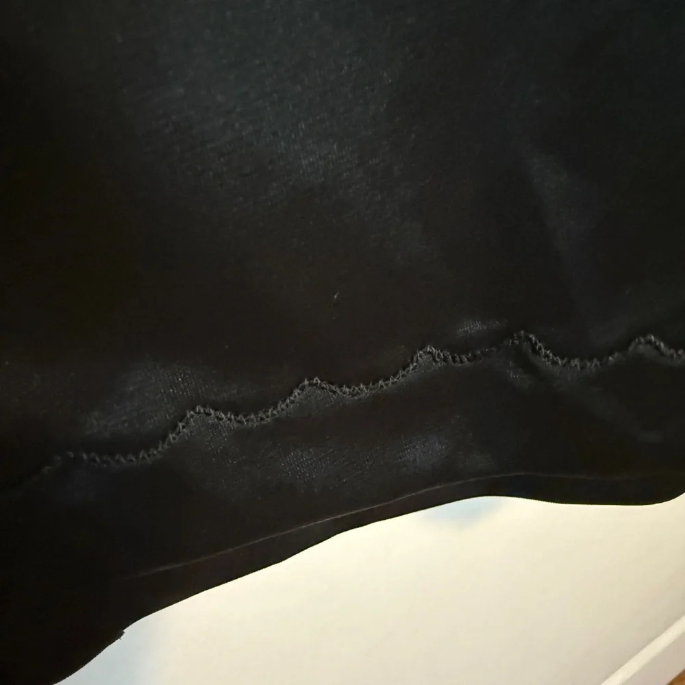 Vintage Sears Black Full Dress Slip Size 34 Tall Adjustable Straps - Picture 9 of 11